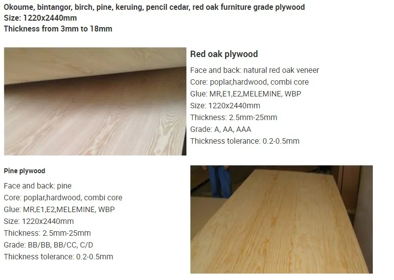 (Poplar, Combi, Birch Core) Film Faced Phenolic Plywood for Construction