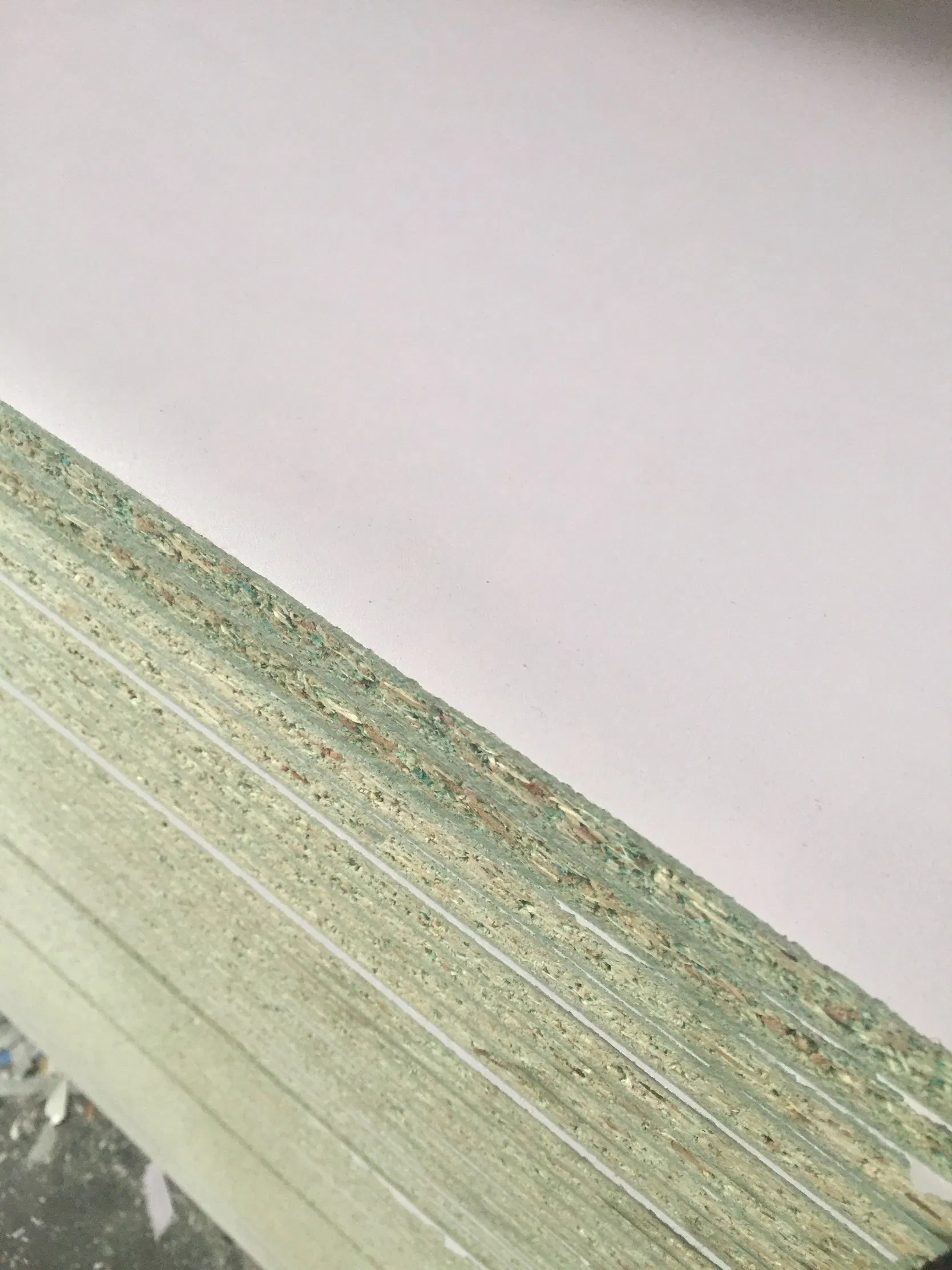 1220*2440*15mm Linyi Factory Sell Melamine Particle Board Wood Grain Color E1 Glue for Furniture