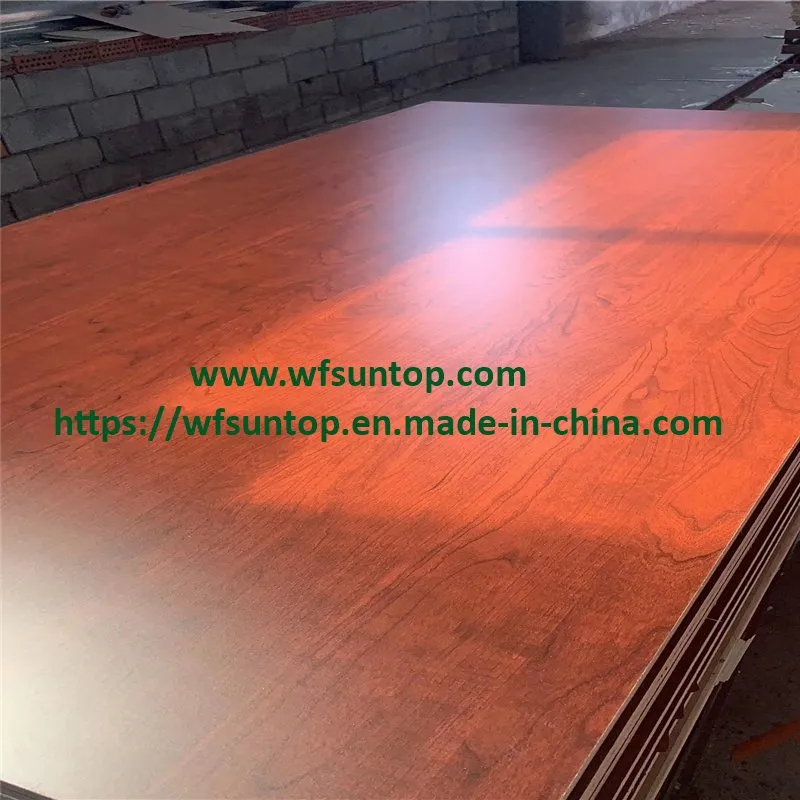 1220*2440*16mm Embossed Melamine MDF Plywood/HDF Plywood
