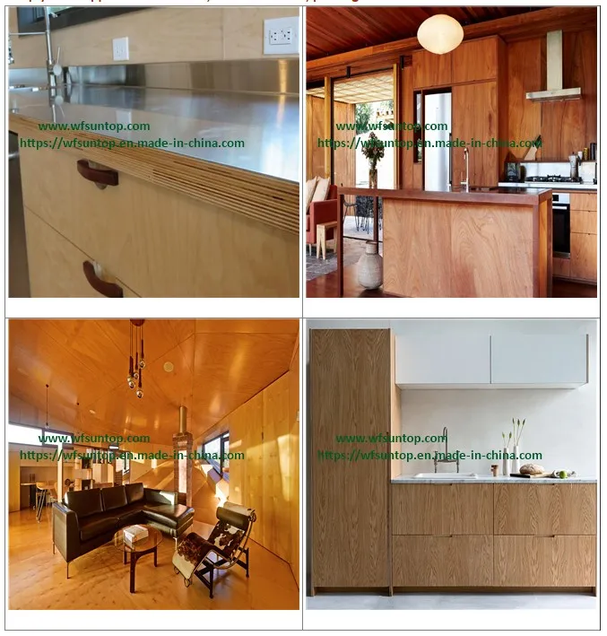 1220*2440*16mm Embossed Melamine MDF Plywood/HDF Plywood