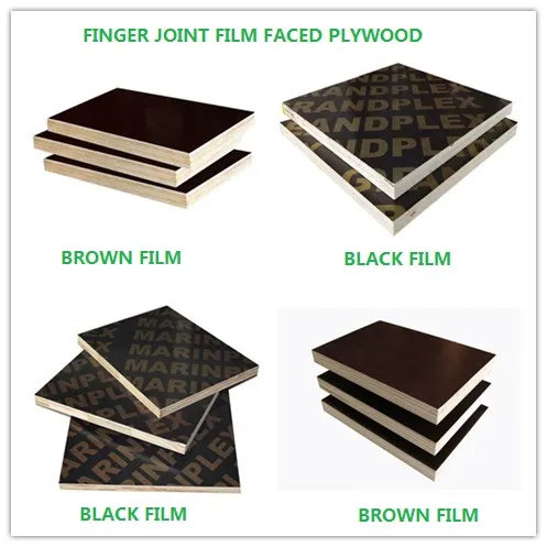 1220*2440 Marine Film Faced Plywood Sheet Construction Plywood