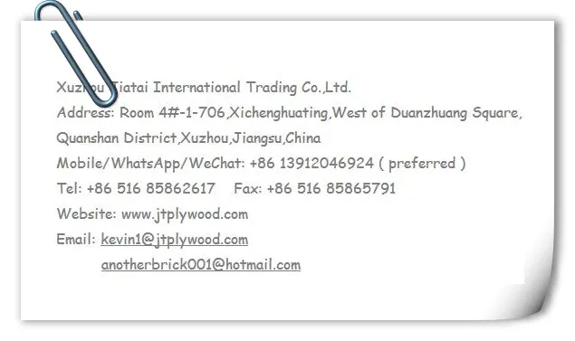 1220*2440mm furniture grade PVC faced plywood