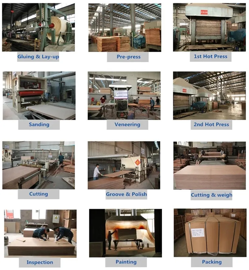 1220*2440mm Poplar Core Commercial Plywood with High Quality