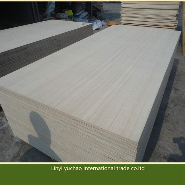 18 mm Engineered Poplar Veneer Face Commercial Plywood for Flooring