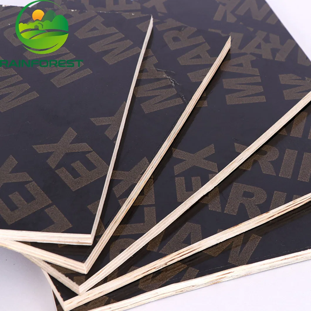 18mm Black Film Faced Plywood Finger Joint Two Time Hot Press for Building