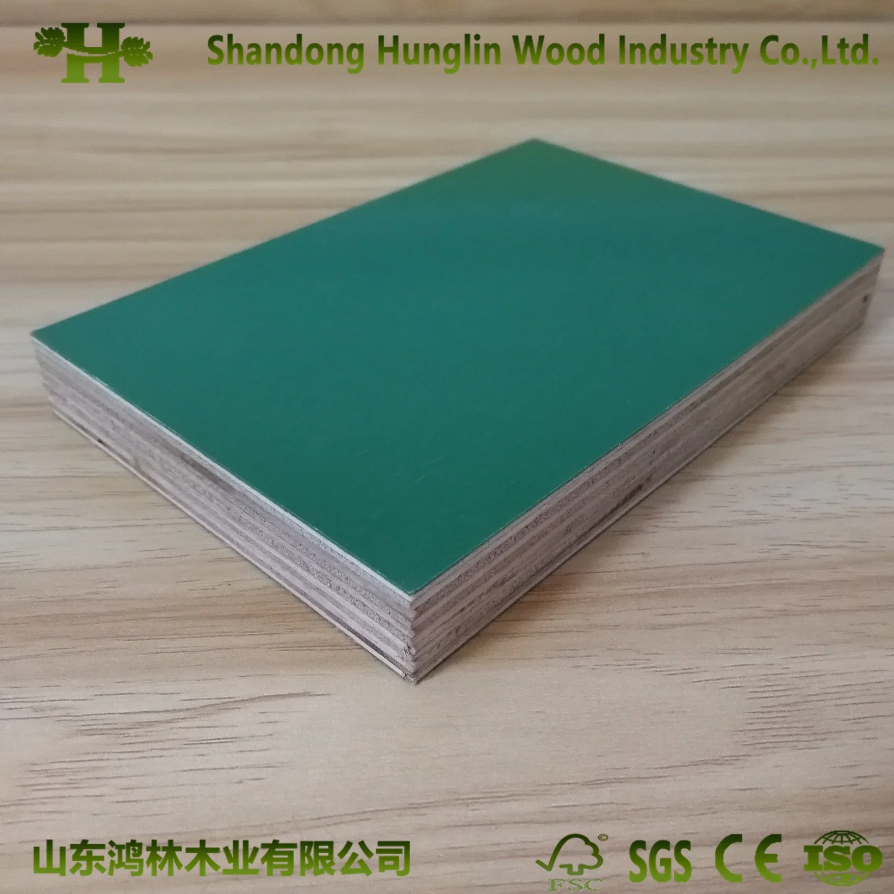 18mm Plastic Film Faced Plywood/PP Plastic Coated Plywood