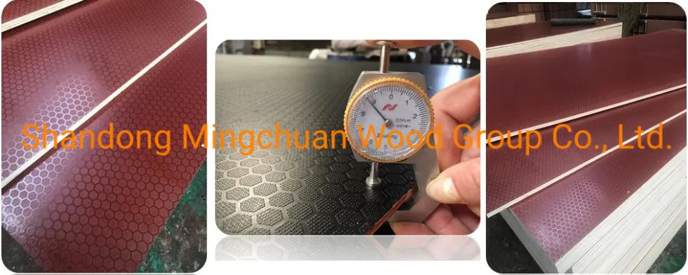 18mm Waterproof Plywood Formwork Shuttering Plex Film Faced Plywood