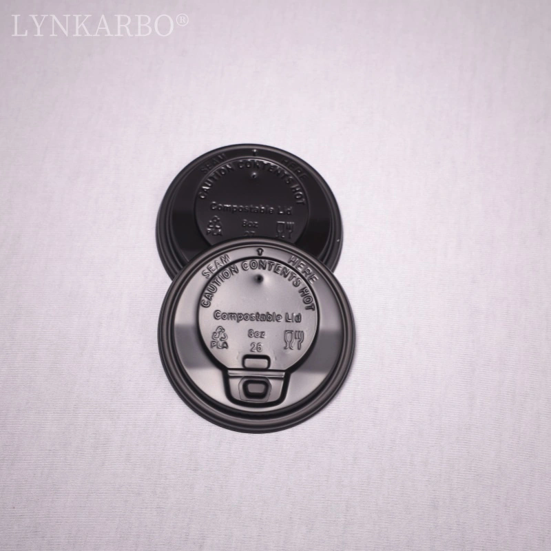 How Does the CPLA Black Cup Lid Enhance Sustainability and Convenience?