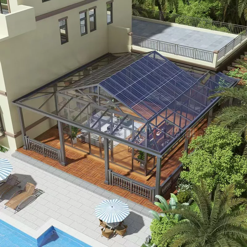 Why Choose an Aluminum Alloy Sunroom with Shading for Year-Round Comfort?