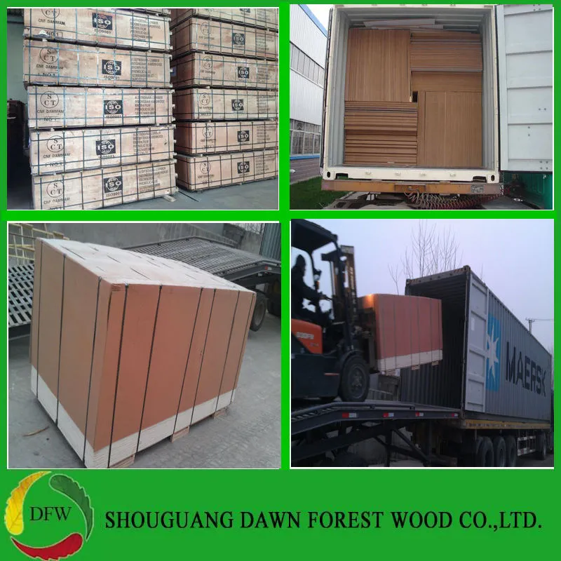 21mm*1220*2440mm Good Quality Marine Plywood for Construction Using