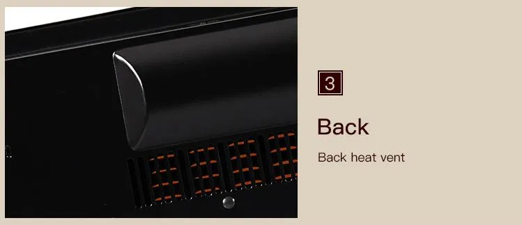 26" Wide Screen Insert Fire Box Crystal Version
