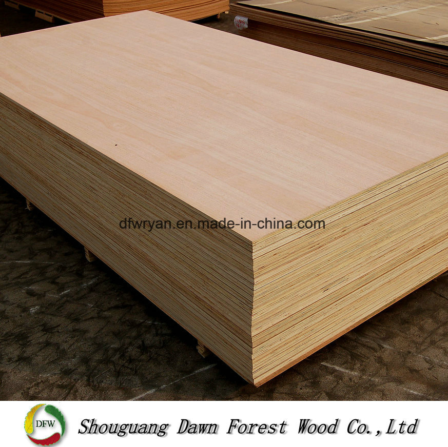 2mm-18mm Natural Solid Okoume Wood Plywood Used for Furniture
