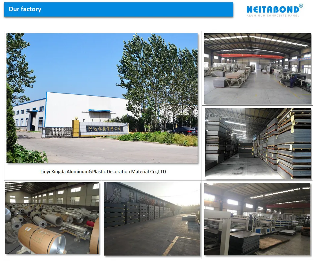 3mm 0.21 0.18mm Aluminum Composite Panel Material with 1220*5000mm for Signage