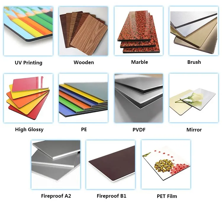 3mm Matt Surface Aluminum Composite Panel Acm Board