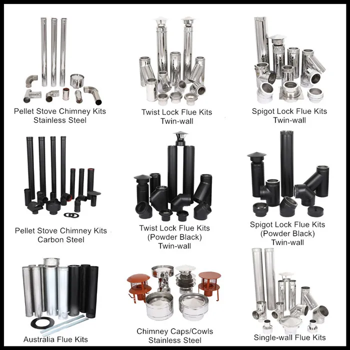 45 Degree Tee Twin Wall Insulation Chimney System
