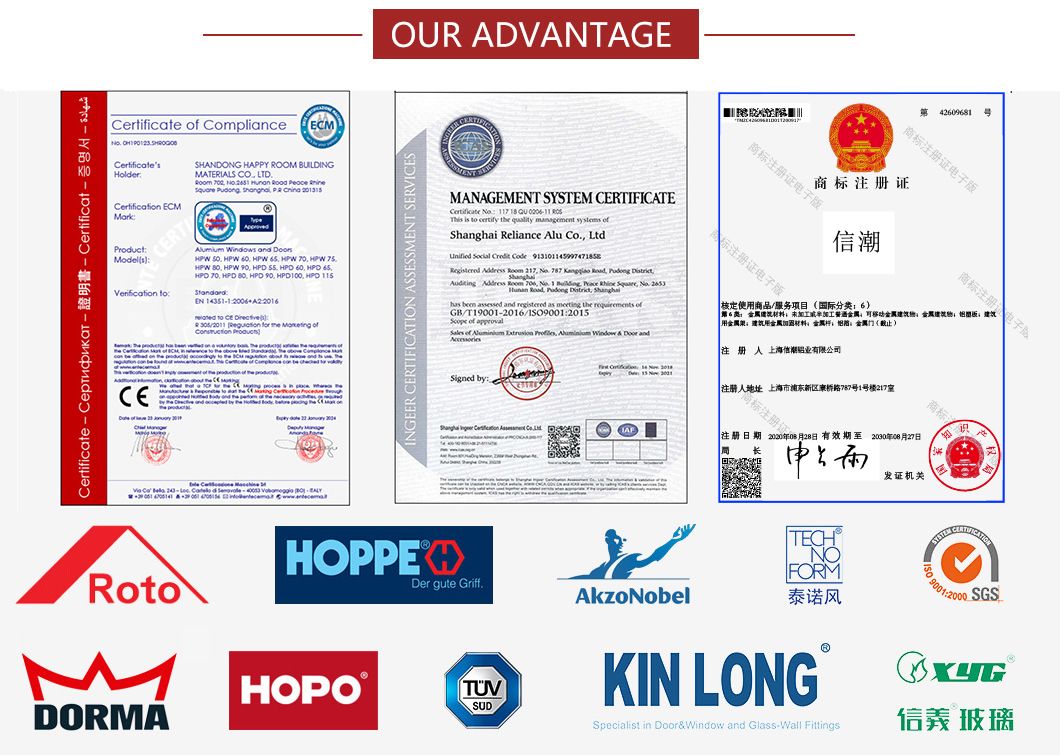 6063 Aluminum/Aluminium Extrusion Profile for Window Door Building Material Leader LED Strips