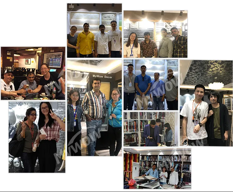 A18-35-4505 Mywow Waterproof 3D Self Adhesive Non-Woven Printed Wallpaper