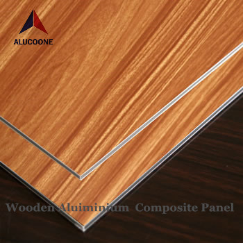 Alucoone Wooden ACP, Aluminum Composite Sandwich Panel