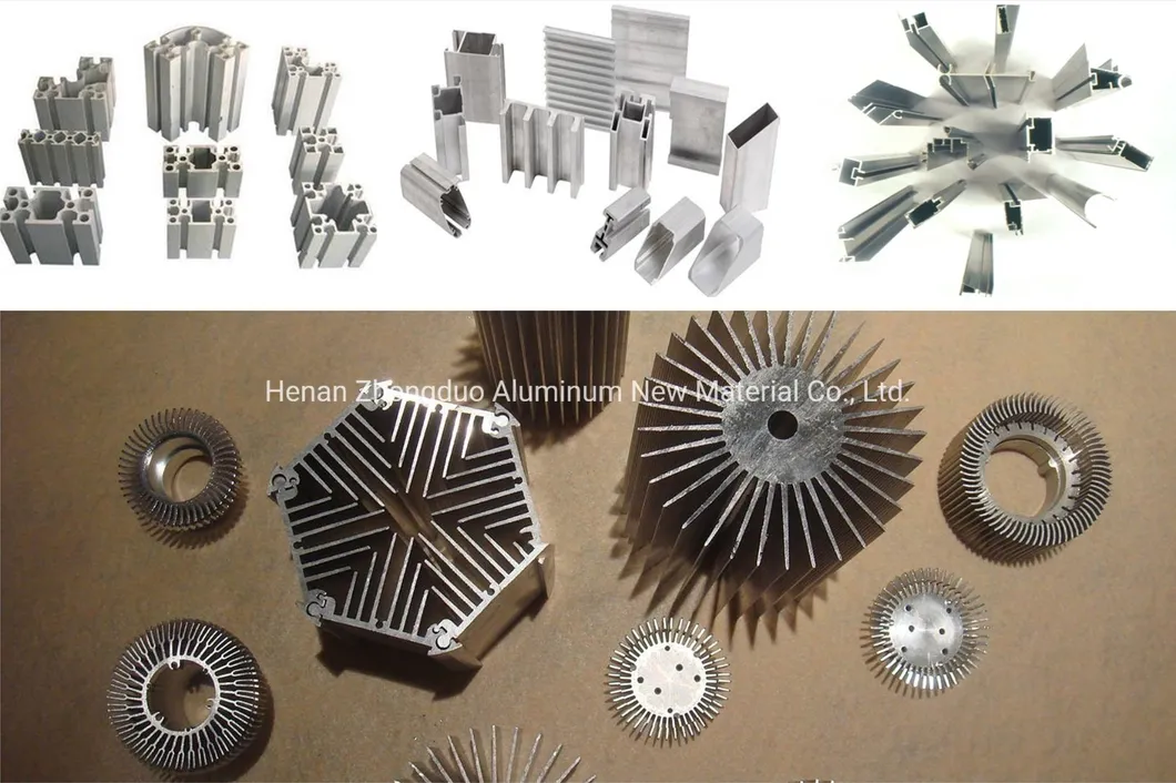 Aluminum 6082 T6 Aluminium Extrusion Profile Pipe Tube Screw with Customization