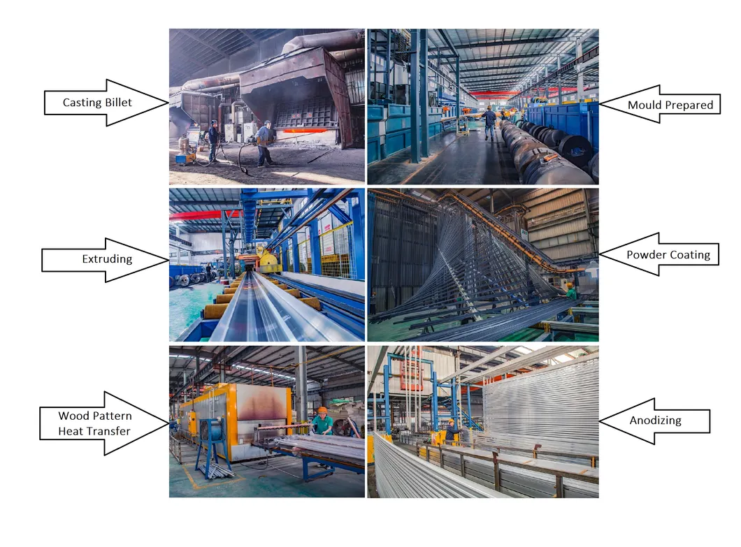 Aluminum Building Formwork Extrusion Profile for Concrete Construction