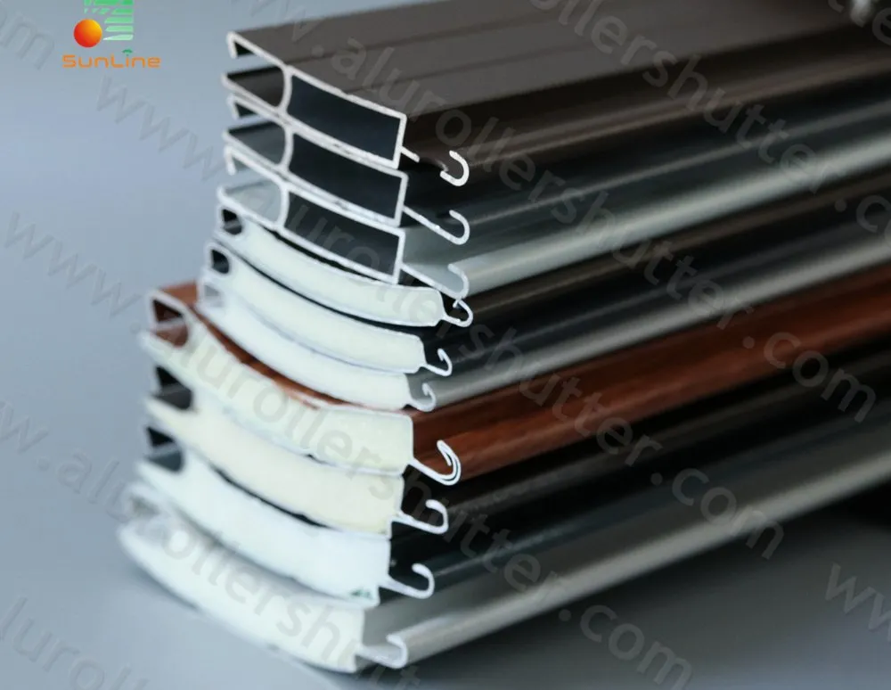 Aluminum Roller Shutter Slats/Rolling Shutter Window Parts (37mm)