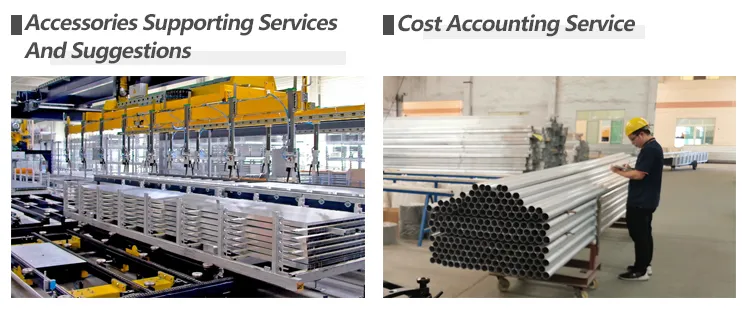 Profiles Aluminum Windows Extrusion Aluminum Material for Peru