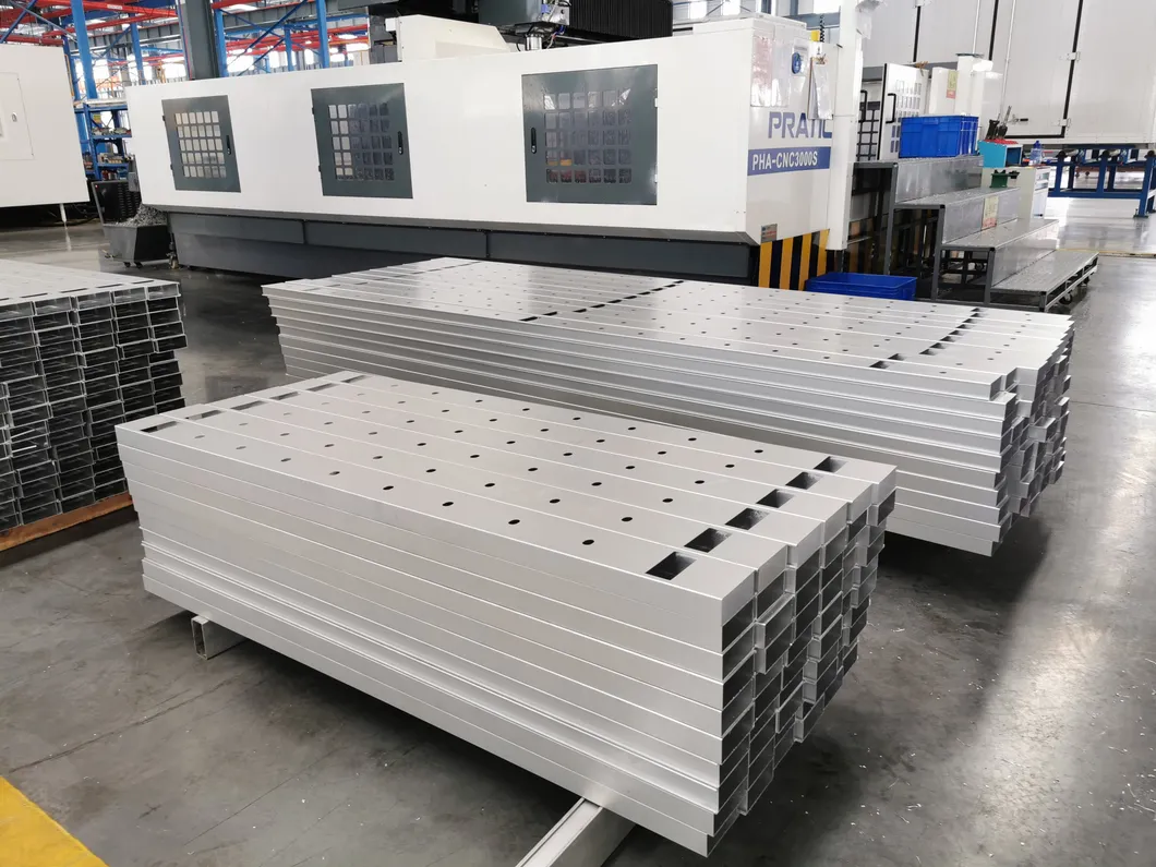 Barandilla De Aluminio De Peoyecto Con Pintura En Polvo Perfiles De Aluminio 6063-T5