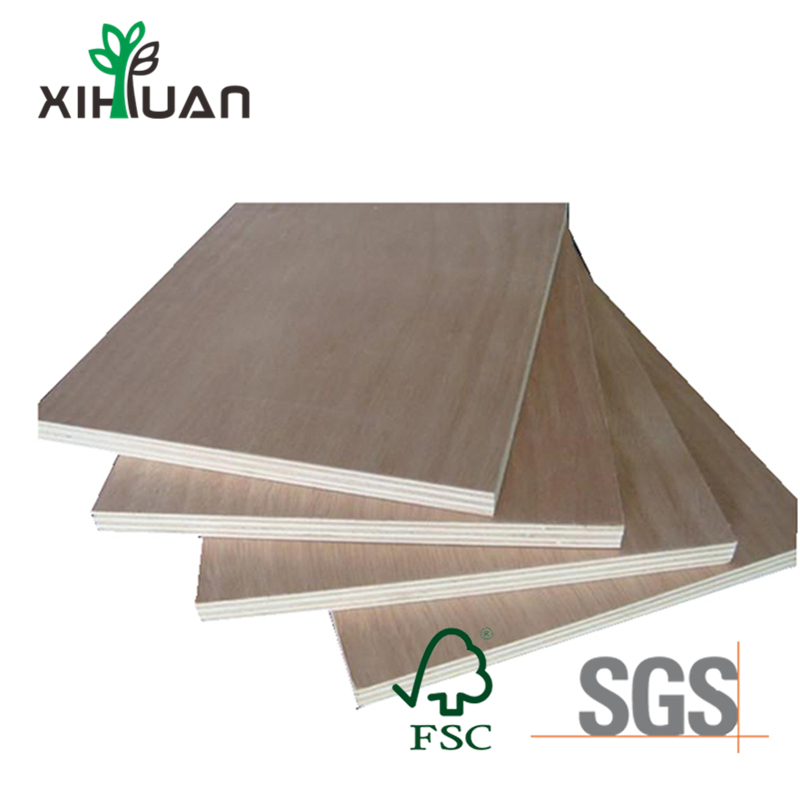 Birch/Poplar Commercial Plywood 18mm with Wholesale Price From China Factory FSC Certificate