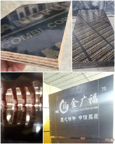 Black Film Faced Plywood Marine Plywood Shuttering Plywood for Construction/Jgf0072