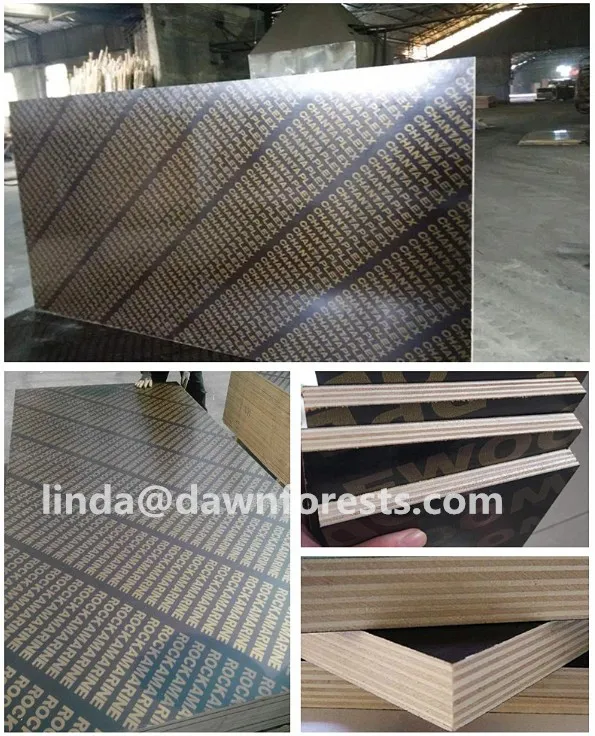 Black Phenolic Concrete Formwork Marineplex Plywood Price for Building Material