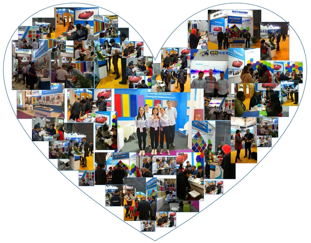 Both Side Color Aluminum Composite Panel for Indoor Partition Exterior Cladding