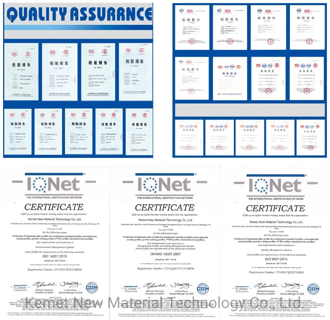 Chile Casement Window and Door Extrusion Profile