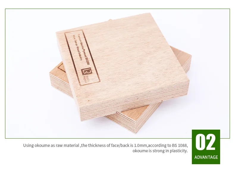 China Okoume BS1088 Marine Grade Plywood
