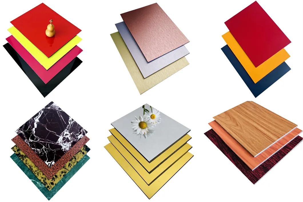 Cladding Panel Aluminium Composite Panel PVDF/PE Wall Panel