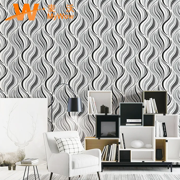 Country Style Wholesale Supplier Vintage Wallpaper PVC Wallpaper