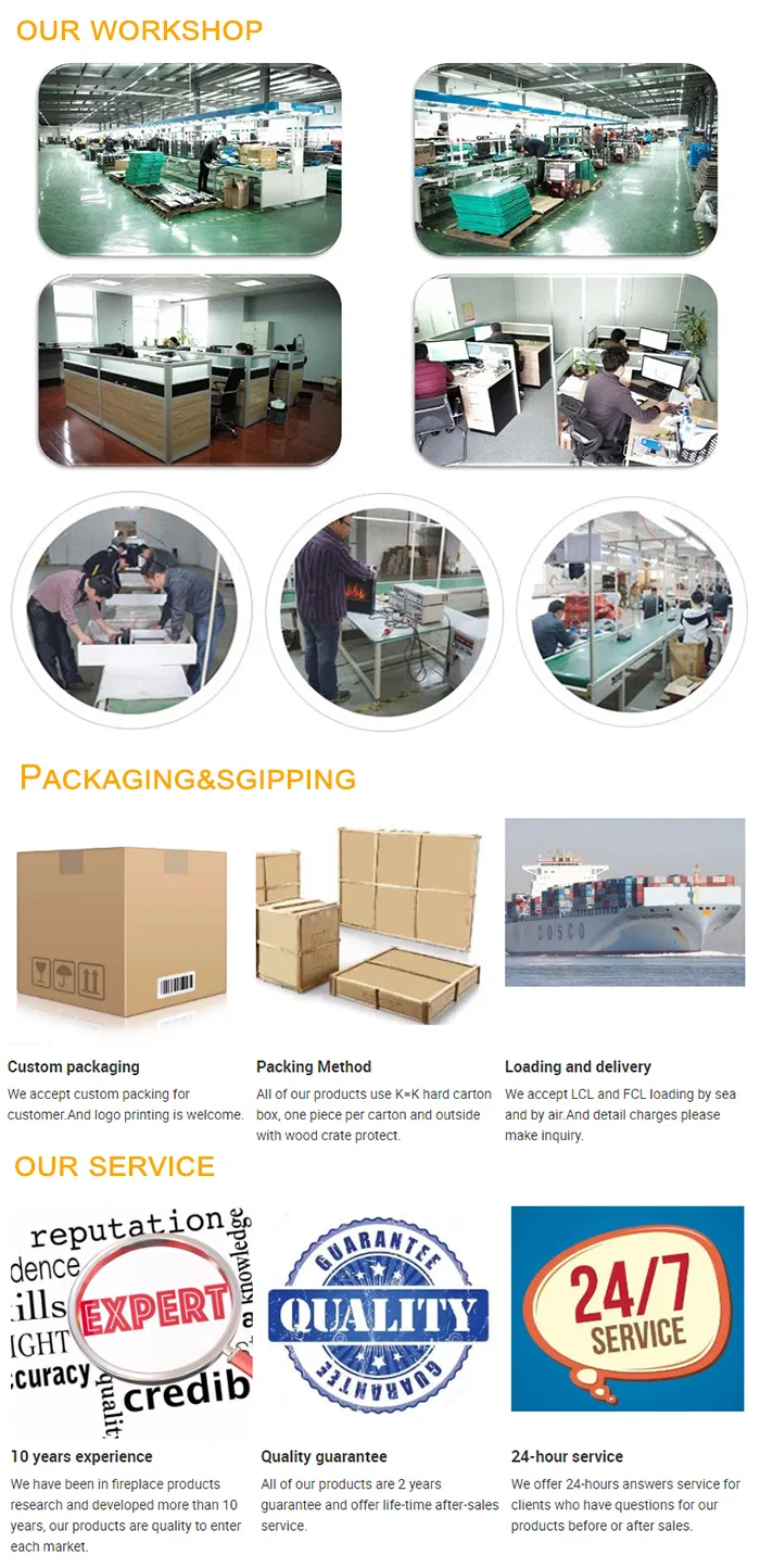 Decorative Electric Fireplace No Heat Free Standing with Remote Control Function