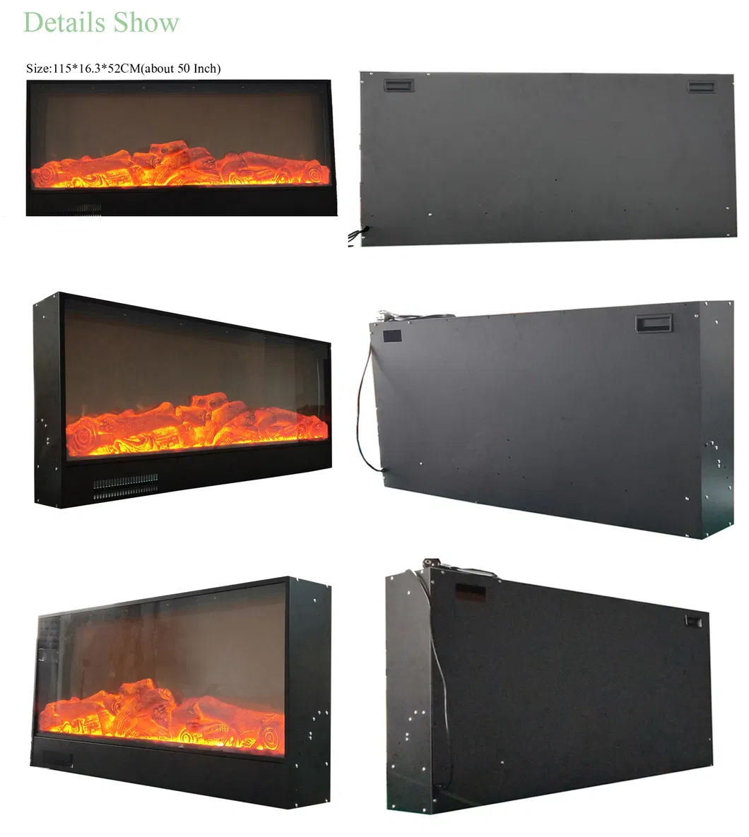 Decorative Electric Fireplace No Heat Free Standing with Remote Control Function