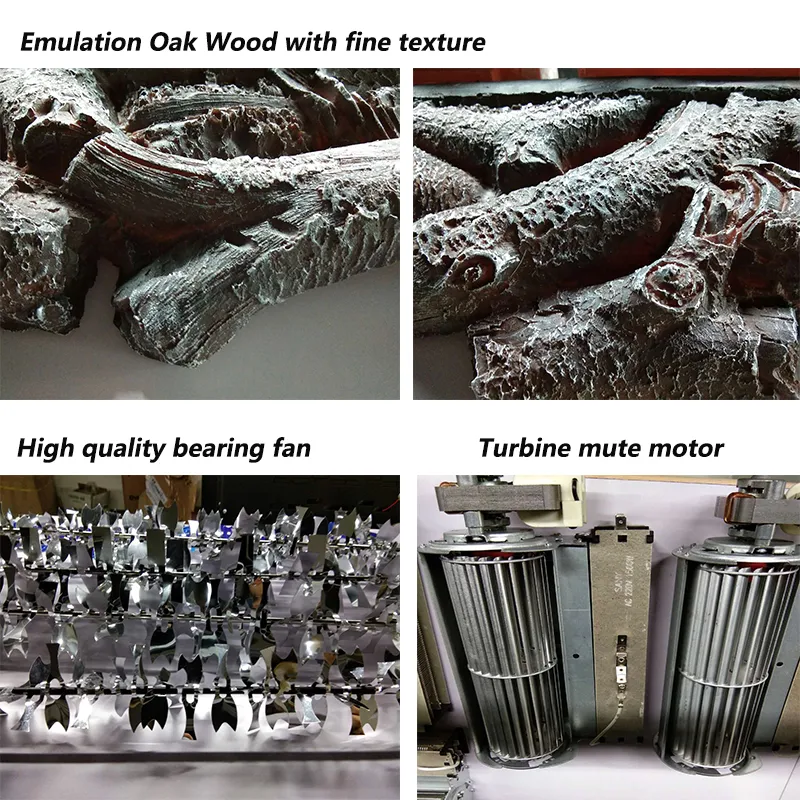 Decorative Electric Fireplace No Heat Free Standing with Remote Control Function