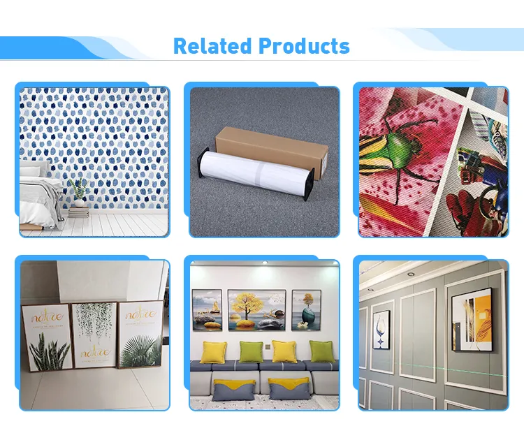 Digital Eco Solvent/Latex/UV Textile Wallpaper Material Wall Covering