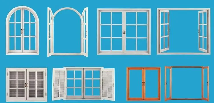 Double Tempered Glass Thermal Break Aluminum Sound Resistance Casement Window