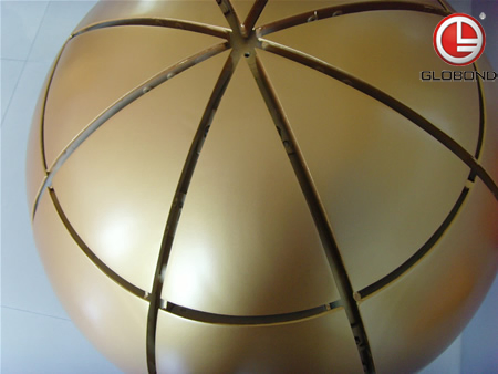 Fabricated Aluminium Curve Panel for Column Cladding (GL-026)