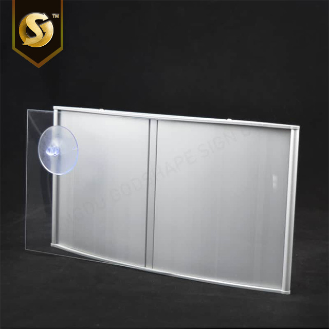 Factory Aluminum Profile Aluminum Extrusion Curved Plate Door Office Desk Sign