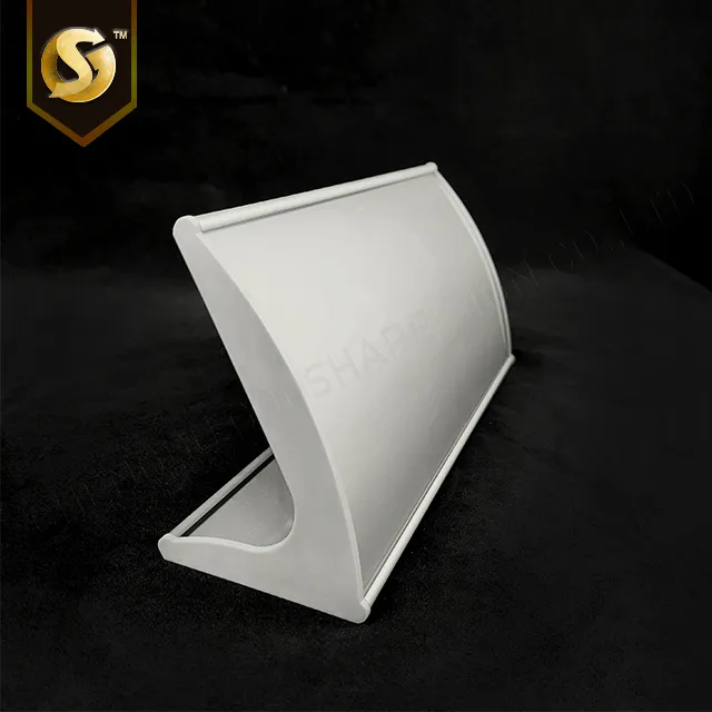Factory Aluminum Profile Aluminum Extrusion Curved Plate Door Office Desk Sign