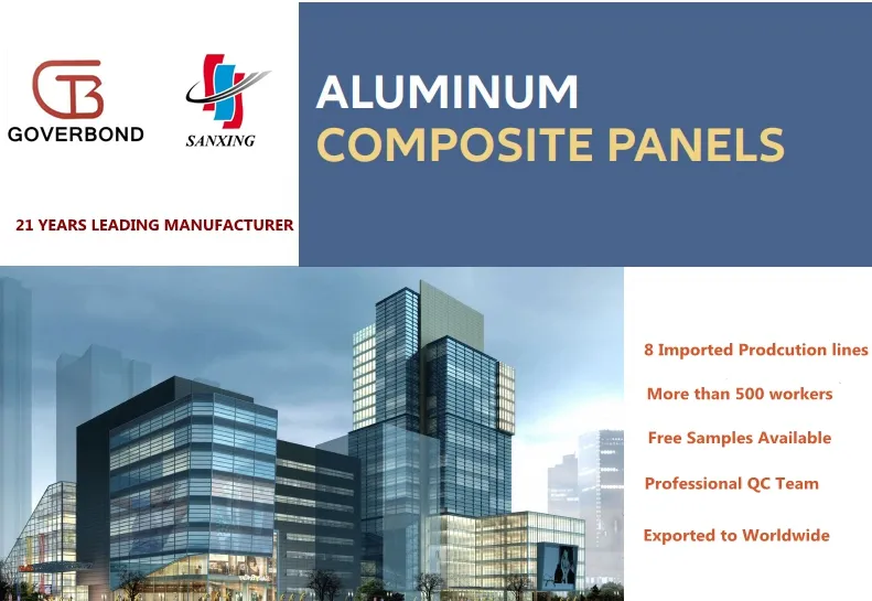 High Glossy Black ACP Sheet Advertising Materials for Shop Front