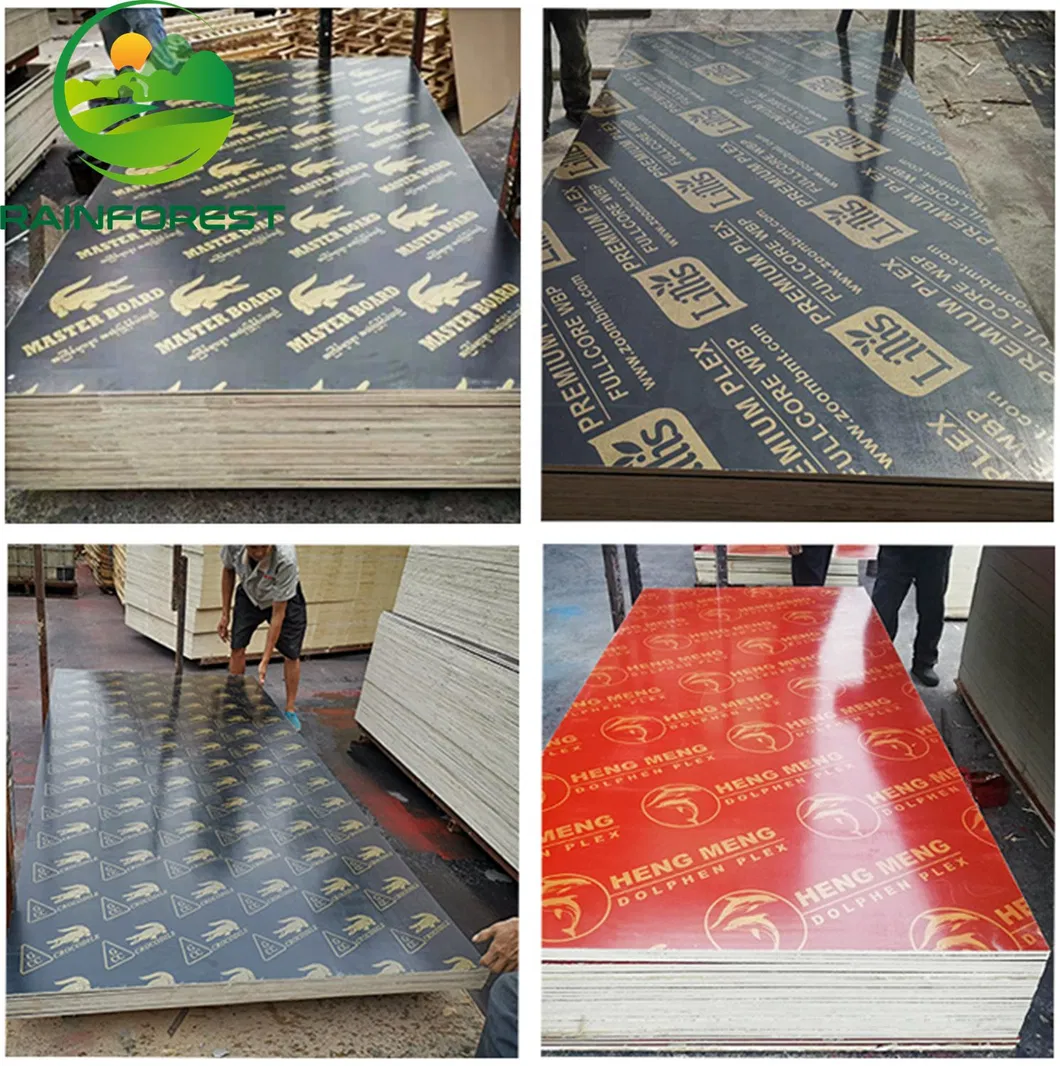 High Quality 18mm Brown Film Faced Plywood Shuttering Plywood in Construction