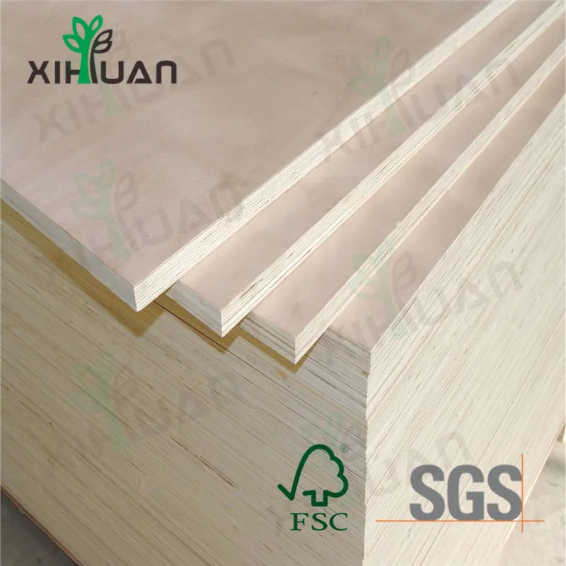 High Quality 3mm-18mm Commercial Plywood for Furniture/Decoration/Packing