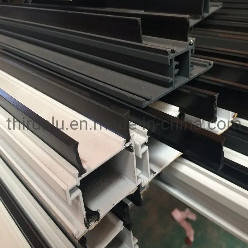 High Quality Wooden Color German Brand Hardware Aluminum Casement Window & Door Double Glazed Windows