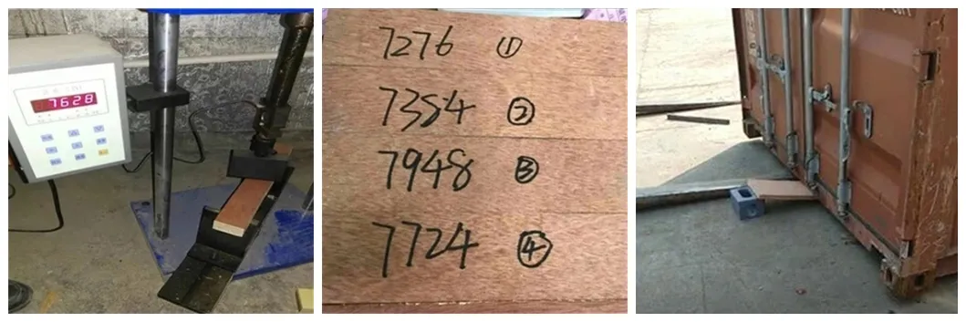 High-Strength 8mm/21-Plies of Marine Plywood Flooring for Container Fittings Marine Parts