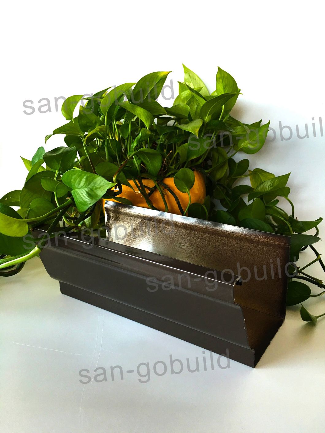 Hot Sale Aluminum Gutters and Downspouts Easy Install K-Style Gutter System Aluminum Products Roof Rainwater Gutter