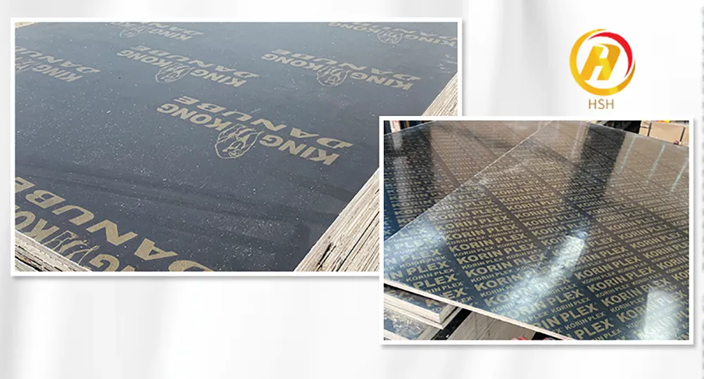Hot Sales Building Material Shuttering Finger Jointed / Fresh Poplar Core Dynea Film 18mm Plastic Film Faced Plywood for Construction